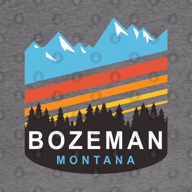 Bozeman Montana by Eureka Shirts